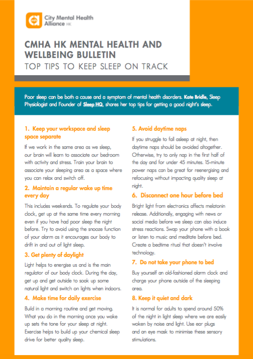Top Tips to Keep Sleep On Track